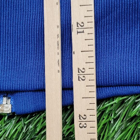 Vintage 90s Winning-Ways MOD Track Jacket Women M 19x23 Blue - Picture 13 of 13